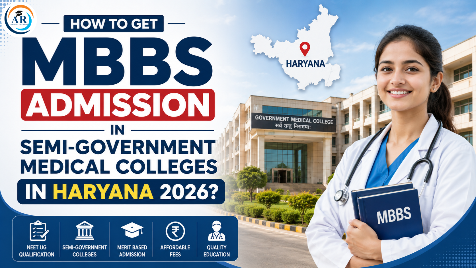 How to Get MBBS Admission in Semi-Government Medical Colleges in Haryana 2026?
