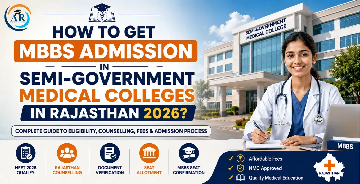 How to Get MBBS Admission in Semi-Government Medical Colleges in Rajasthan 2026?