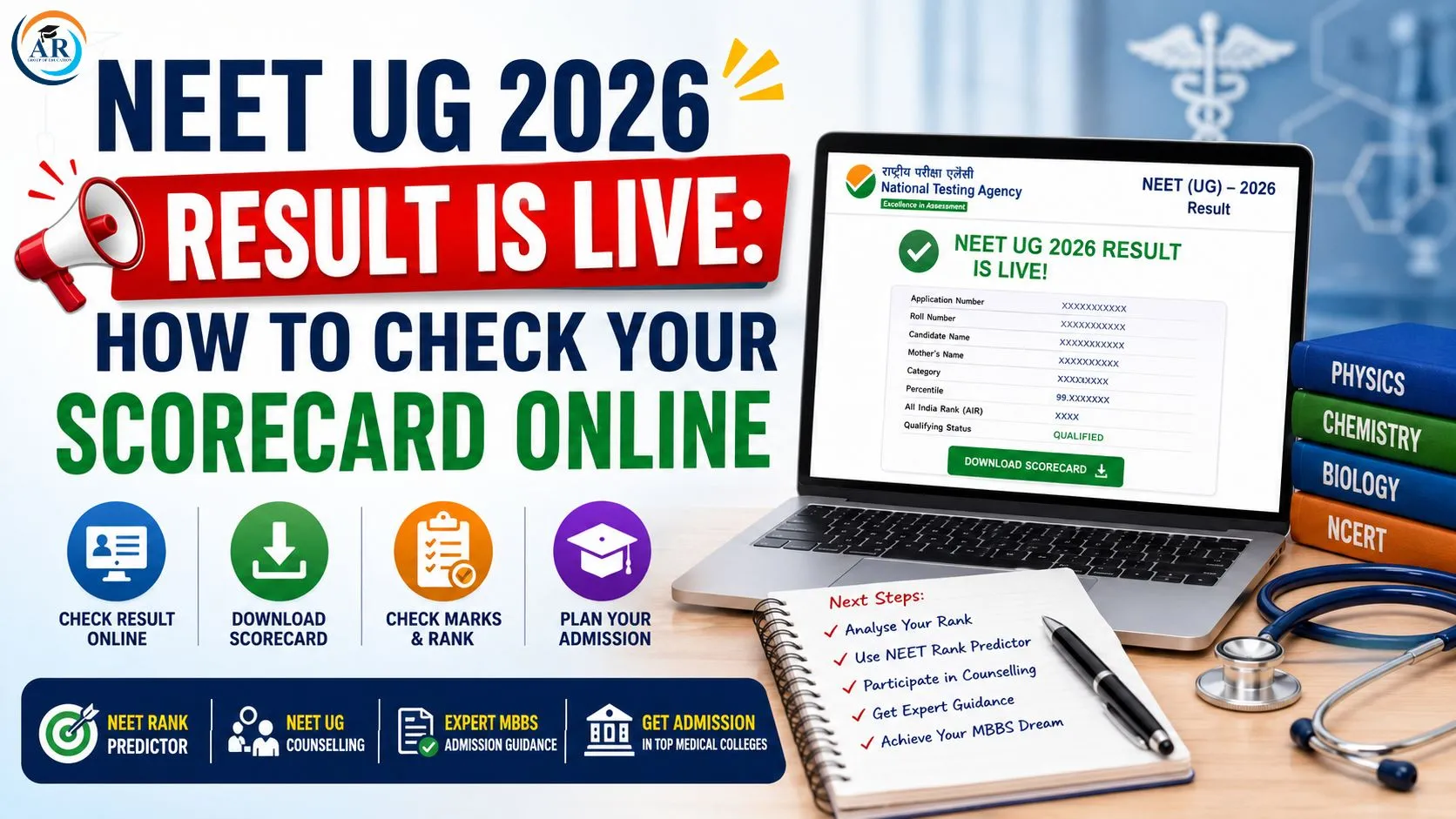 NEET UG 2026 Result Is Live: How to Check Your Scorecard Online