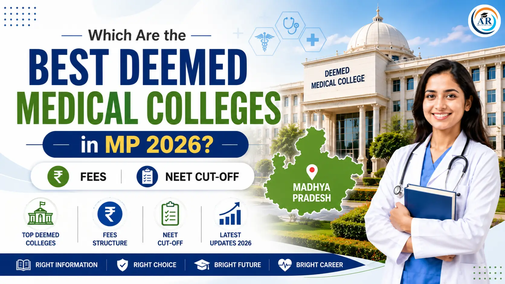 Which Are the Best Deemed Medical Colleges in MP 2026? Fees & NEET Cut-Off