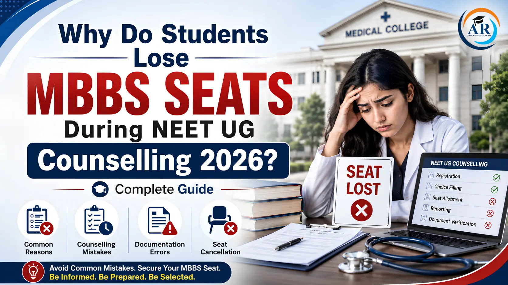 Why Do Students Lose MBBS Seats During NEET UG Counselling 2026? Complete Guide